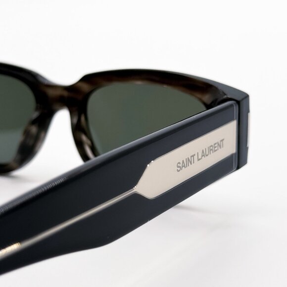 NEW SAINT LAURENT SUNGLASSES SL618 004 UNISEX GREY EYEWEAR SAINT LAURENT - Picture 6 of 11